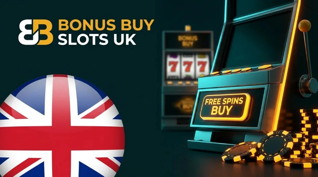 Bonus Buy Slots UK product picks with UK flag and buy feature slots